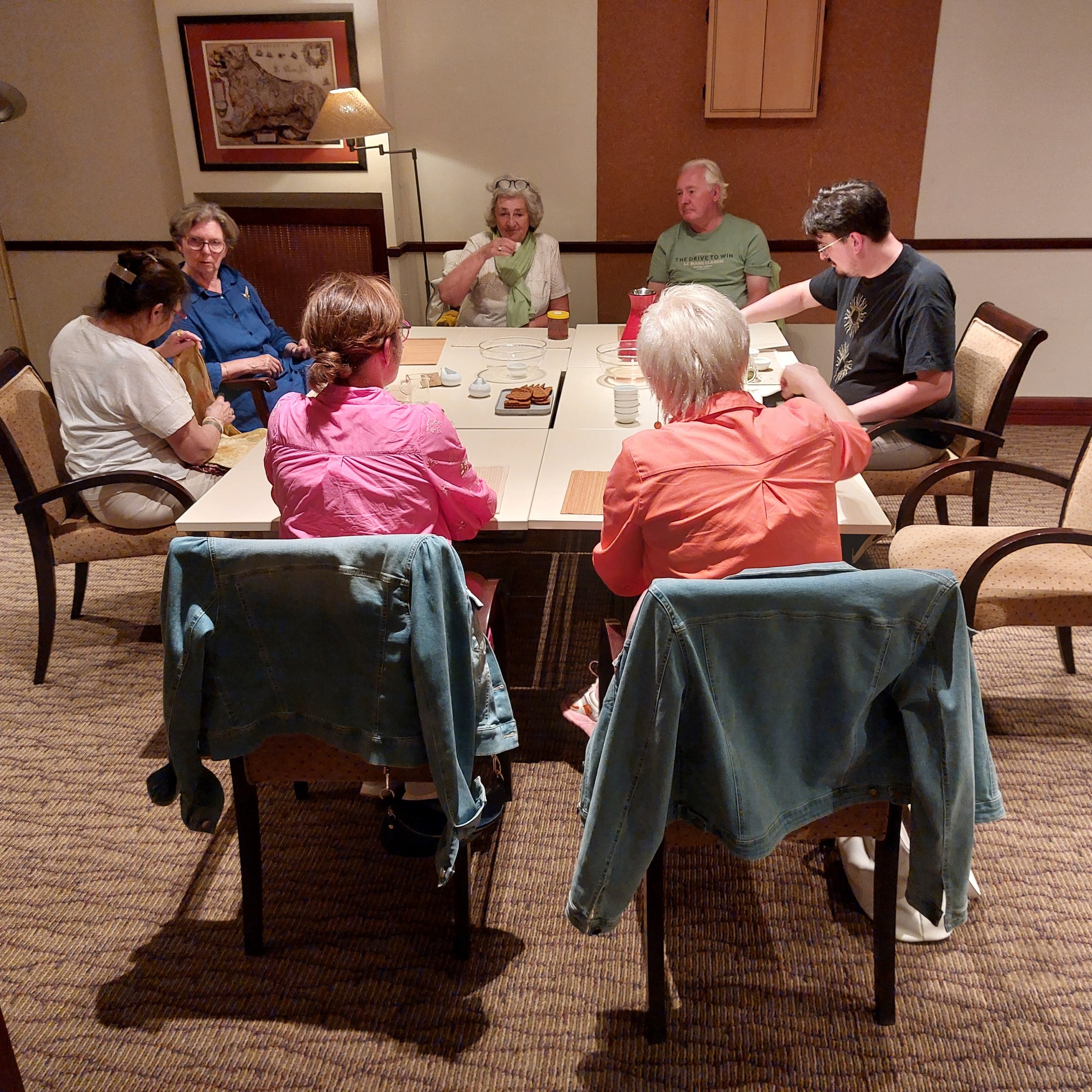 Fotos genomen op verschillende momenten van onze bijeenkomsten